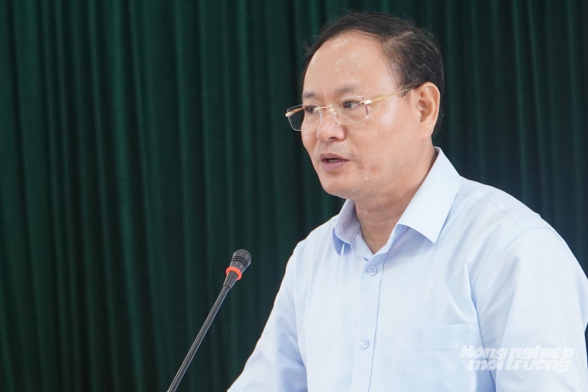 Theo Thứ trưởng Lê Minh Ngân, hoạt động của ngành NN-MT cần chuyển từ tư duy quản lý sang tư duy kiến tạo. Ảnh: Võ Dũng.