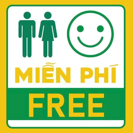 Logo của nhà vệ sinh miễn phí. Ảnh: Ban tổ chức.