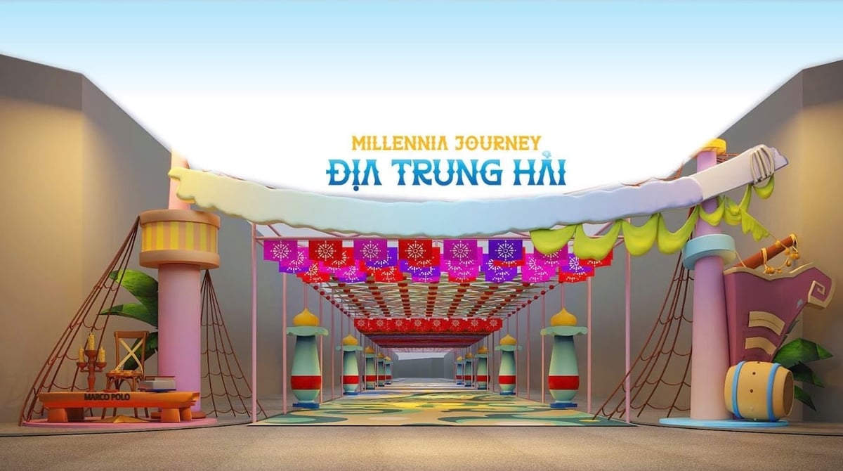 Tại sự kiện, hiệu ứng từ sàn trình diễn nước, ánh sáng lập trình cũng sẽ được khai thác nhằm tạo ra cảm hứng về dòng chảy của sinh khí và sự kết nối. Ảnh: T&T. Tại sự kiện, hiệu ứng từ sàn trình diễn nước, ánh sáng lập trình cũng sẽ được khai thác nhằm tạo ra cảm hứng về dòng chảy của sinh khí và sự kết nối. Ảnh: T&T.