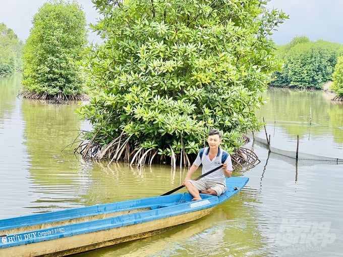 Cà Mau có tiềm năng rất lớn để phát triển mô hình tôm - rừng. Ảnh: Trọng Linh.