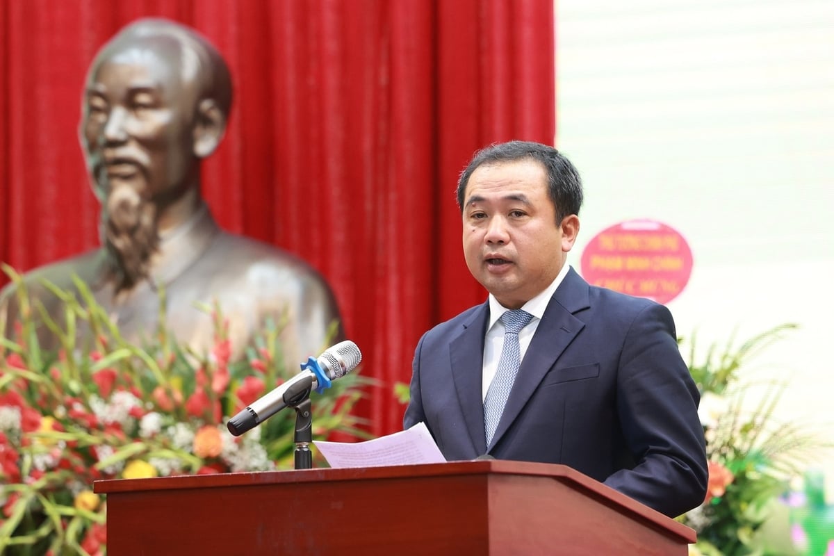 Đồng chí Trần Đức Thắng, Ủy viên Trung ương Đảng, Quyền Bộ trưởng Bộ Nông nghiệp và Môi trường giữ chức Bí thư Đảng ủy Bộ Nông nghiệp và Môi trường nhiệm kỳ 2020-2025. Ảnh: VGP