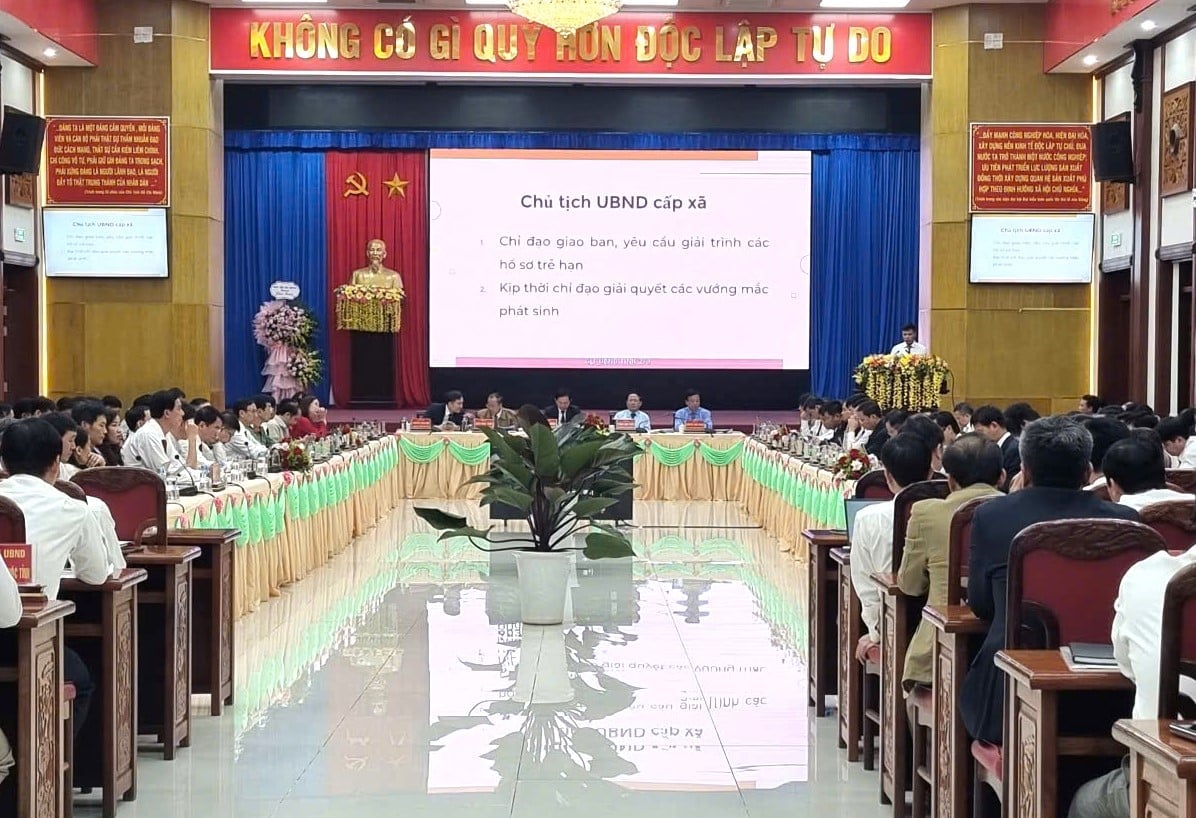 Gia Lai tổ chức hội nghị giao triển khai giao chỉ tiêu phát triển kinh tế-xã hội cho 77 xã, phường khu vực phía Tây. Ảnh: Tuấn Anh. Gia Lai tổ chức hội nghị giao triển khai giao chỉ tiêu phát triển kinh tế-xã hội cho 77 xã, phường khu vực phía Tây. Ảnh: Tuấn Anh.