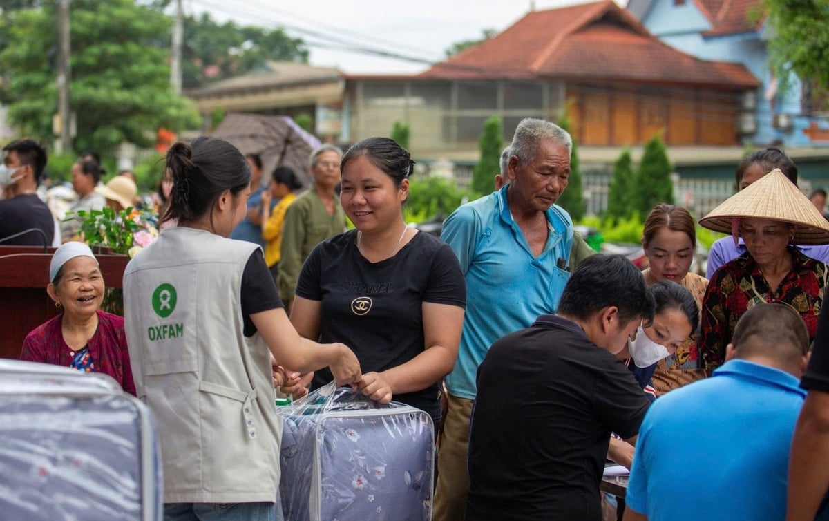 Oxfam đã huy động được nguồn tài chính gần 1.5 triệu USD (tương đương hơn 38 tỷ đồng) từ nguồn lực tự có và từ các nhà tài trợ quốc tế. Ảnh: Oxfam. Oxfam đã huy động được nguồn tài chính gần 1.5 triệu USD (tương đương hơn 38 tỷ đồng) từ nguồn lực tự có và từ các nhà tài trợ quốc tế. Ảnh: Oxfam.