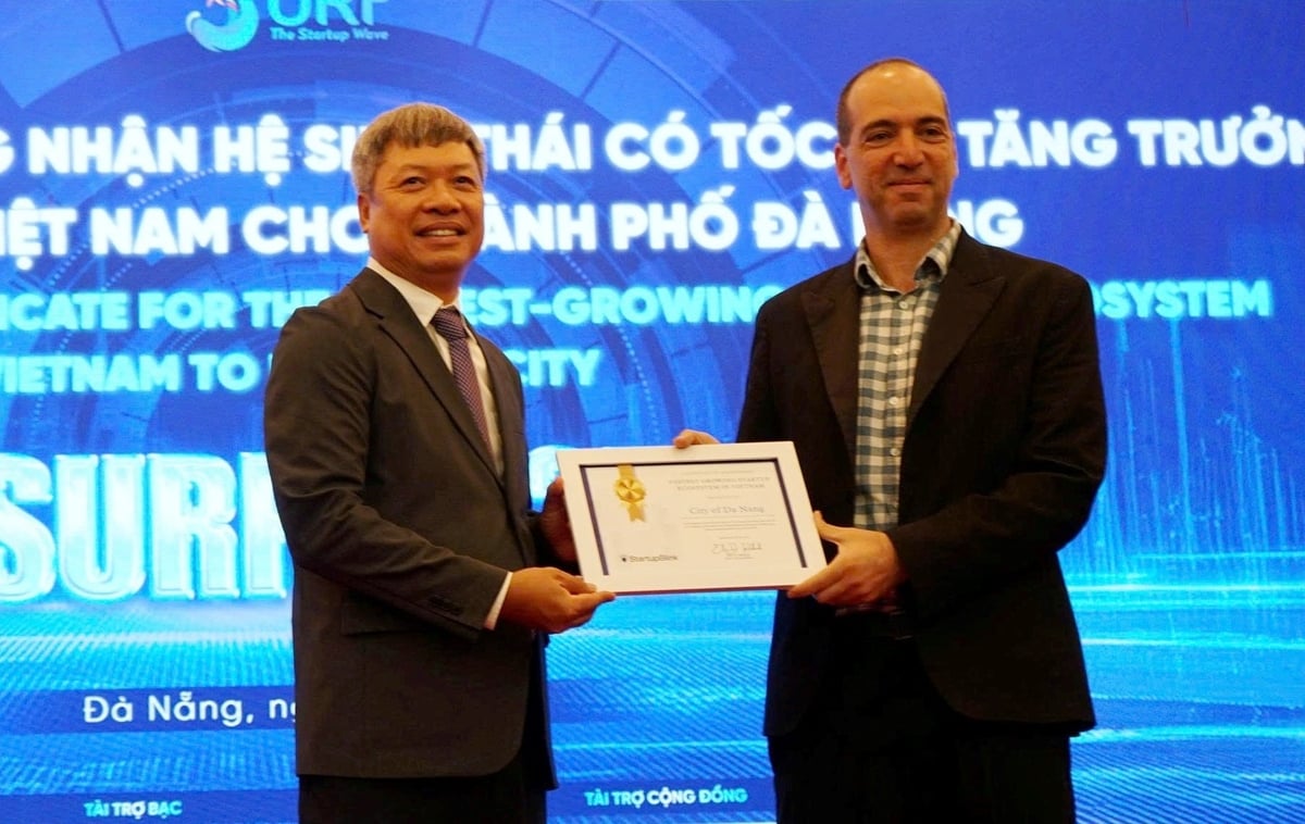 Thành phố Đà Nẵng được StartupBlink công nhận là 1 trong 12 hệ sinh thái năng động nhất toàn cầu và có tốc độ tăng trưởng nhanh nhất Việt Nam trong năm 2025. Ảnh: Lan Anh. Thành phố Đà Nẵng được StartupBlink công nhận là 1 trong 12 hệ sinh thái năng động nhất toàn cầu và có tốc độ tăng trưởng nhanh nhất Việt Nam trong năm 2025. Ảnh: Lan Anh.