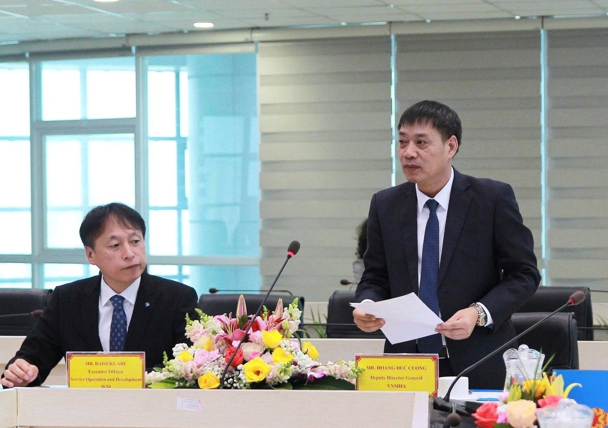 Ông Hoàng Đức Cường, Phó Cục trưởng Cục Khí tượng Thủy văn cho biết hoạt động hợp tác là minh chứng cho mối quan hệ hữu nghị, đối tác chiến lược sâu sắc giữa Việt Nam và Nhật Bản. Ảnh: Trung Nguyên. Ông Hoàng Đức Cường, Phó Cục trưởng Cục Khí tượng Thủy văn cho biết hoạt động hợp tác là minh chứng cho mối quan hệ hữu nghị, đối tác chiến lược sâu sắc giữa Việt Nam và Nhật Bản. Ảnh: Trung Nguyên.