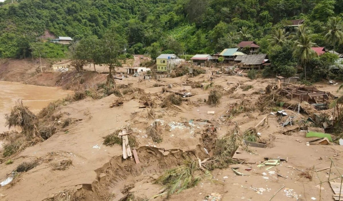 Một góc xã Mỹ Lý tan hoang sau lũ quét. Ảnh: Phạm Tuân. Một góc xã Mỹ Lý tan hoang sau lũ quét. Ảnh: Phạm Tuân.