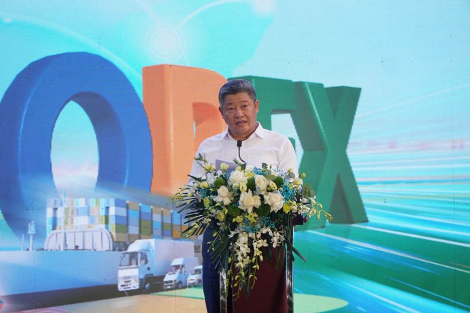 Ông Nguyễn Mạnh Quyền - Phó Chủ tịch UBND thành phố Hà Nội phát biểu tại lễ khai mạc Hội chợ. Ảnh: Cục XTTM. Ông Nguyễn Mạnh Quyền - Phó Chủ tịch UBND thành phố Hà Nội phát biểu tại lễ khai mạc Hội chợ. Ảnh: Cục XTTM.