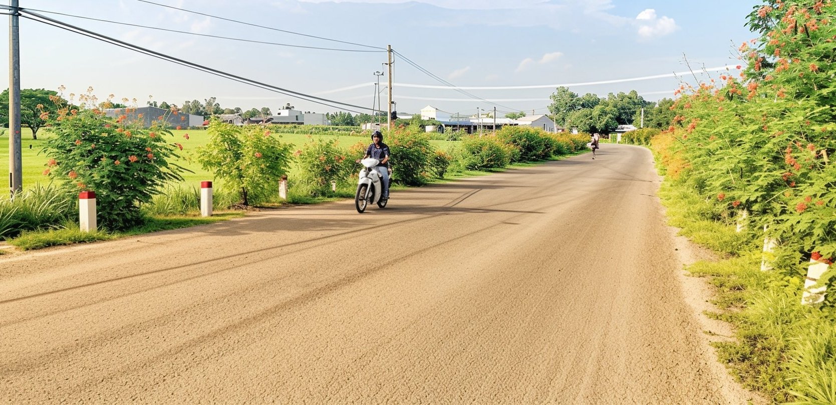 Đường giao thông nông thôn dẫn vào xã Long Hiệp đã được đầu tư tráng nhựa rộng rãi, thẳng tắp, giúp bà con đồng bào dân tộc đi lại thuận tiện và vận chuyển nông sản dễ dàng hơn. Ảnh: Hồ Thảo. Đường giao thông nông thôn dẫn vào xã Long Hiệp đã được đầu tư tráng nhựa rộng rãi, thẳng tắp, giúp bà con đồng bào dân tộc đi lại thuận tiện và vận chuyển nông sản dễ dàng hơn. Ảnh: Hồ Thảo.