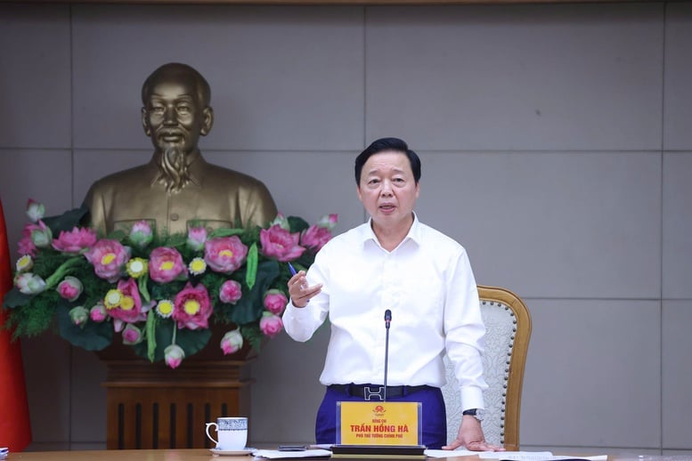 Phó Thủ tướng yêu cầu toàn hệ thống cần có sự chuyển đổi căn bản về tư duy và phương pháp tiếp cận để giải quyết tận gốc nguyên nhân của tình trạng vi phạm IUU. Ảnh: VGP/Đình Nam. Phó Thủ tướng yêu cầu toàn hệ thống cần có sự chuyển đổi căn bản về tư duy và phương pháp tiếp cận để giải quyết tận gốc nguyên nhân của tình trạng vi phạm IUU. Ảnh: VGP/Đình Nam.