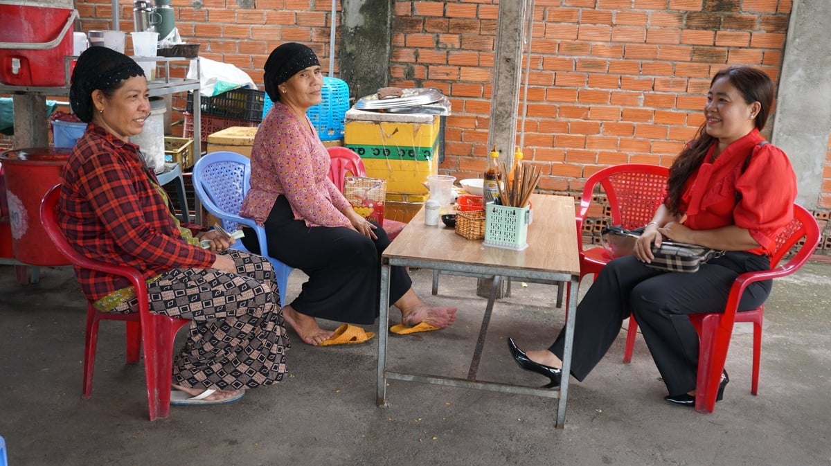 Lan tỏa mô hình chị em phụ nữ giúp nhau giảm nghèo. Ảnh: Trần Trung. Lan tỏa mô hình chị em phụ nữ giúp nhau giảm nghèo. Ảnh: Trần Trung.