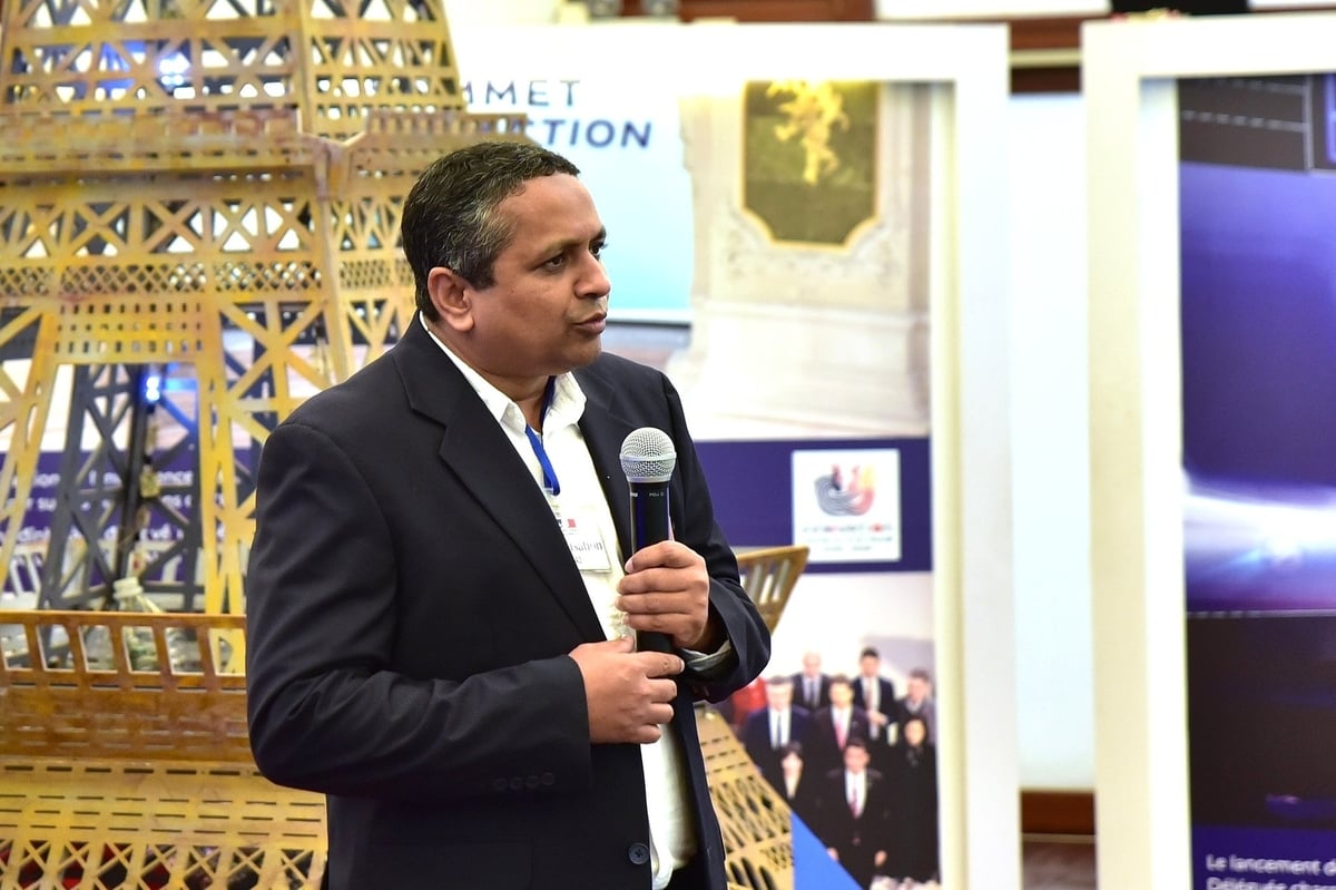 TS Kazi Kabir chia sẻ về kết quả đầu ra dự án 3R4CSA, làm bệ phóng cho chương trình hợp tác thủy sản AquASEAN. Ảnh: Kiều Chi. TS Kazi Kabir chia sẻ về kết quả đầu ra dự án 3R4CSA, làm bệ phóng cho chương trình hợp tác thủy sản AquASEAN. Ảnh: Kiều Chi.