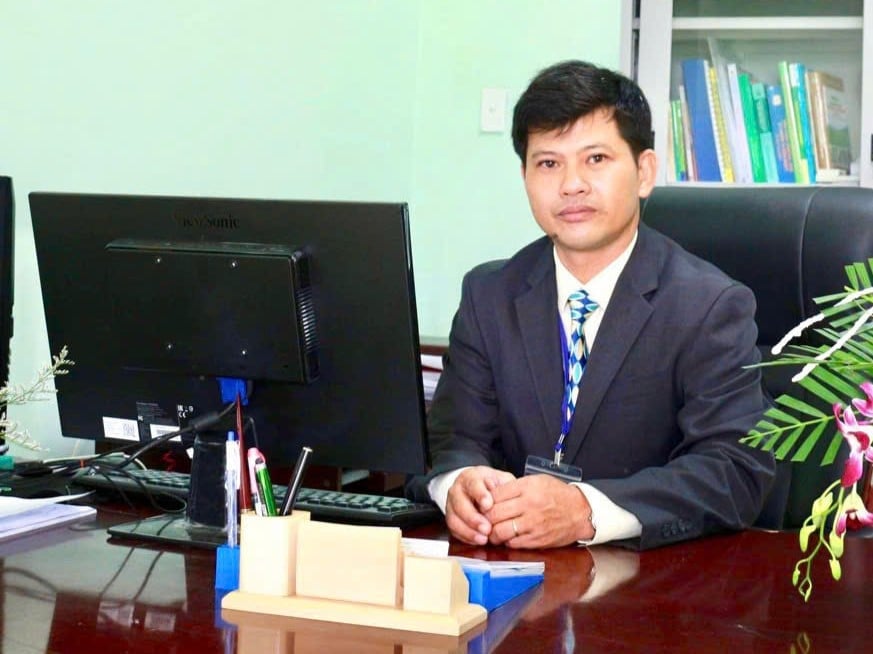 Tiến sĩ Đỗ Chí Thịnh - Hiệu trưởng Trường Cao đẳng Lương thực - Thực phẩm. Ảnh: Phạm Huy. Tiến sĩ Đỗ Chí Thịnh - Hiệu trưởng Trường Cao đẳng Lương thực - Thực phẩm. Ảnh: Phạm Huy.