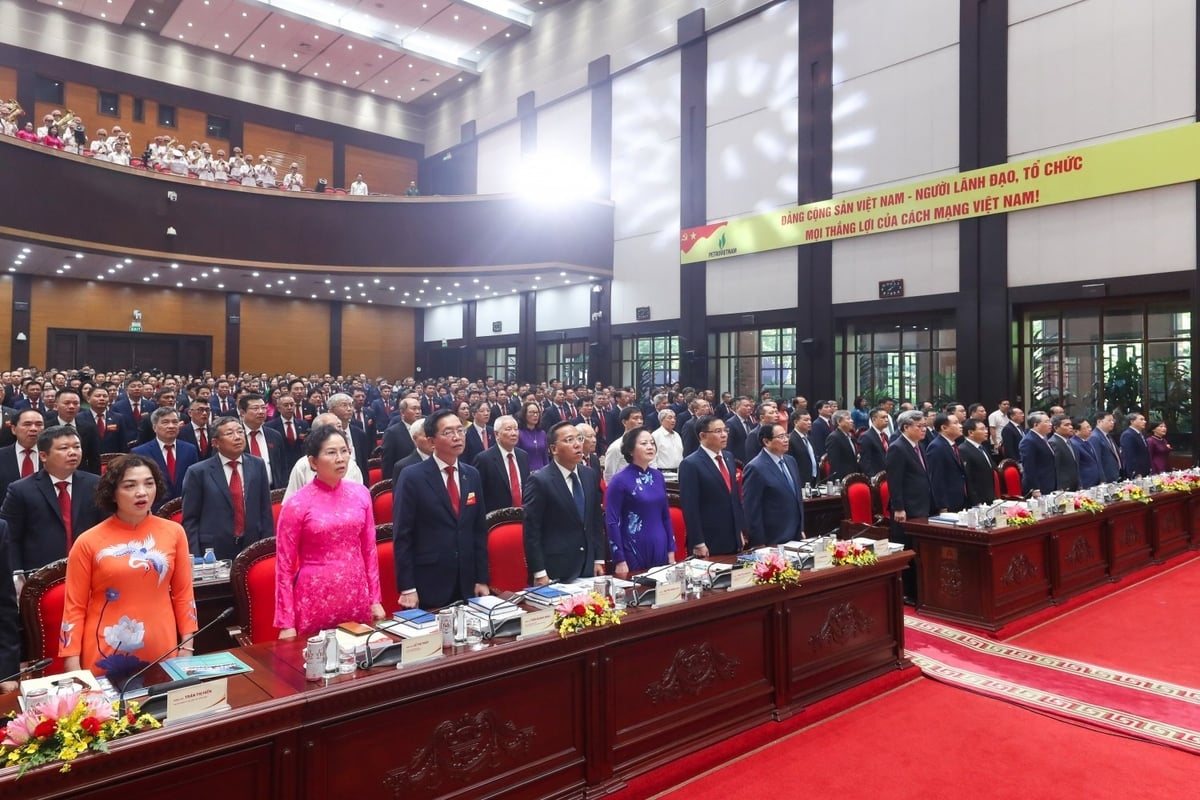 Thủ tướng Chính phủ Phạm Minh Chính dự Đại hội Đại biểu Đảng bộ Tập đoàn Công nghiệp - Năng lượng Quốc gia Việt Nam (Petrovietnam) lần thứ IV, nhiệm kỳ 2025 - 2030. Ảnh: Petrovietnam. Thủ tướng Chính phủ Phạm Minh Chính dự Đại hội Đại biểu Đảng bộ Tập đoàn Công nghiệp - Năng lượng Quốc gia Việt Nam (Petrovietnam) lần thứ IV, nhiệm kỳ 2025 - 2030. Ảnh: Petrovietnam.