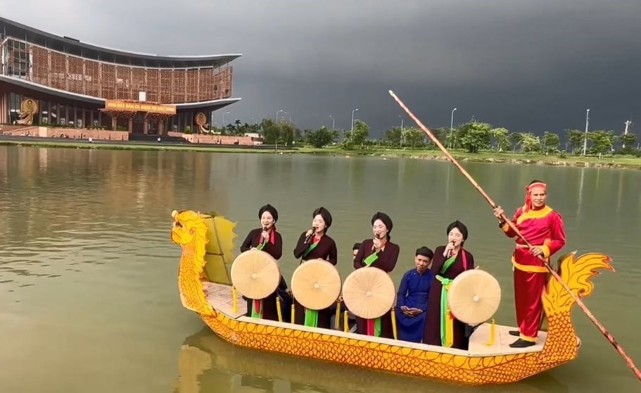 Bắc Ninh tổ chức 5 điểm biểu diễn nghệ thuật trong hai ngày 6 – 7/8 mừng 80 năm Cách mạng Tháng Tám. Ảnh: Q.Hoa.