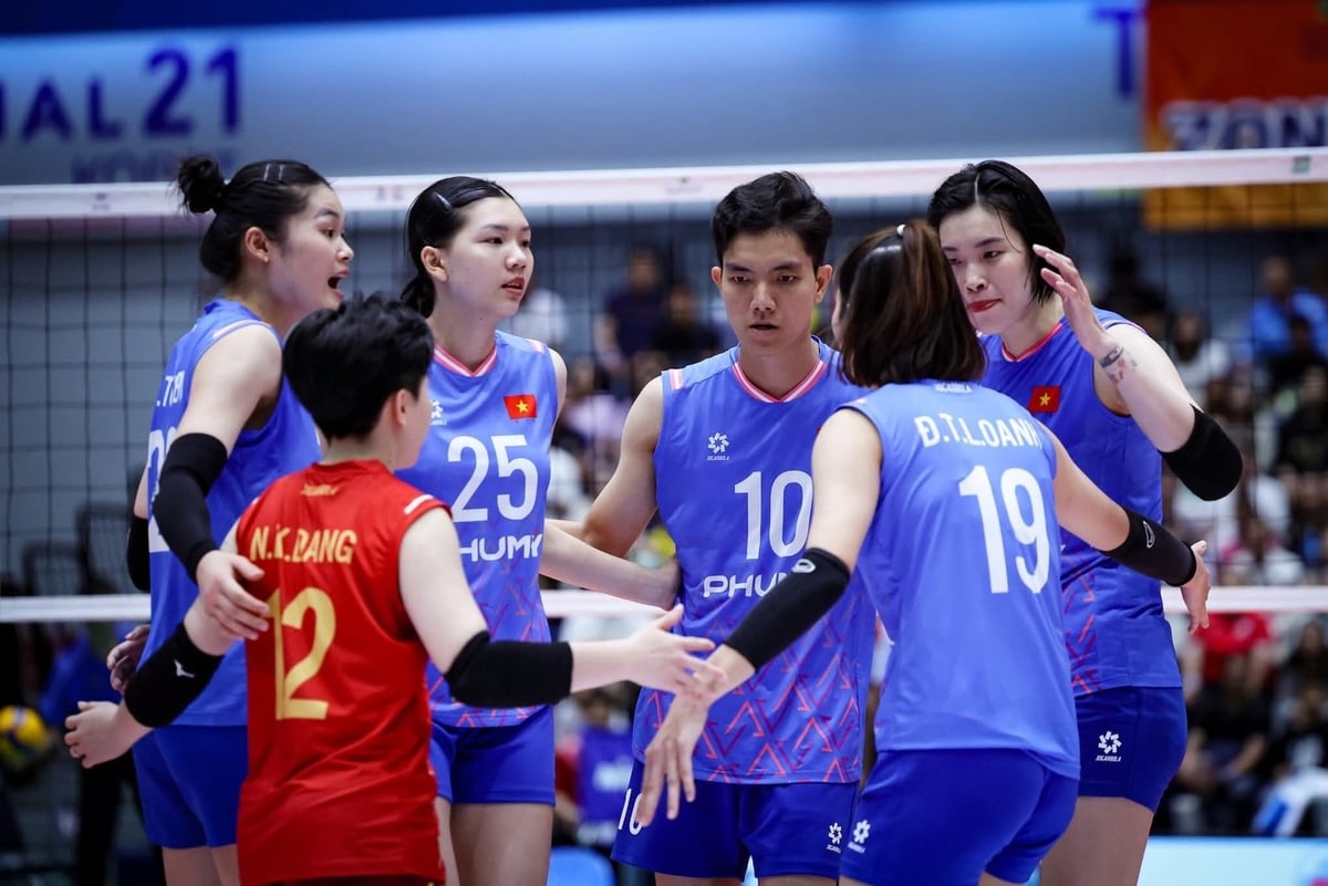 Đội tuyển bóng chuyền nữ Việt Nam chưa thể thắng Thái Lan. Ảnh:VFV. Đội tuyển bóng chuyền nữ Việt Nam chưa thể thắng Thái Lan. Ảnh:VFV.
