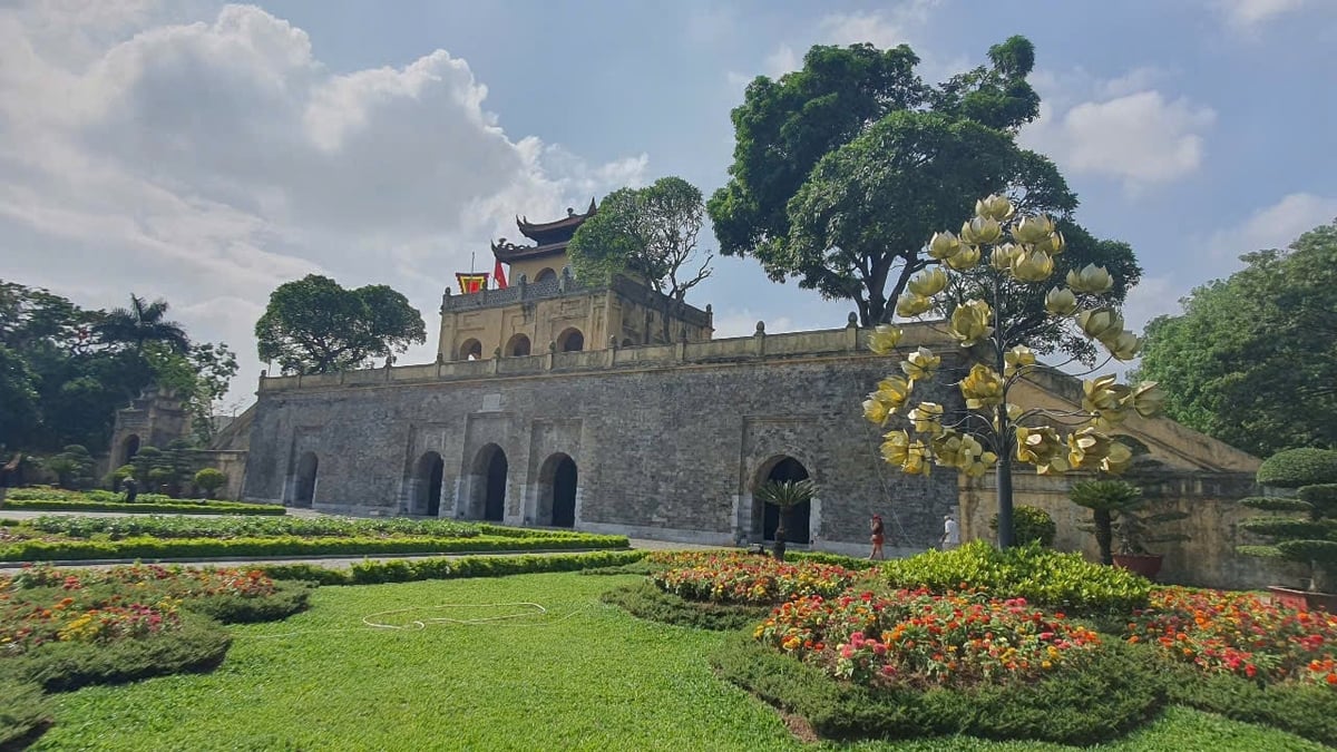Trung tâm Hoàng thành Thăng Long. Ảnh: Xuân Vũ.