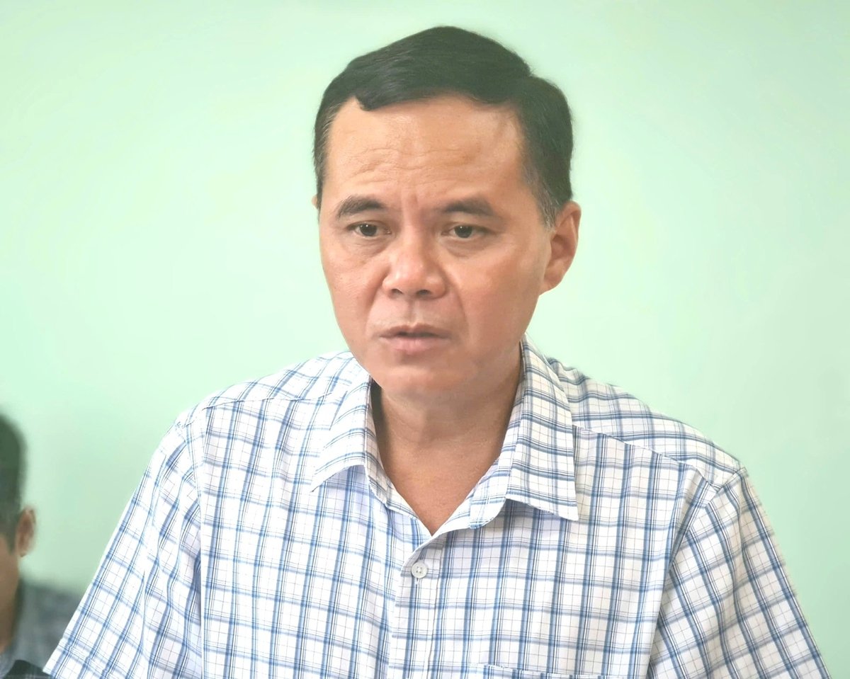 Phó Cục trưởng Cục Chăn nuôi và Thú y Phạm Kim Đăng đề nghị ngành Nông nghiệp và Môi trường Tuyên Quang thực hiện tốt hơn nữa công tác phòng chống dịch tả lợn Châu Phi. ảnh: Đào Thanh.