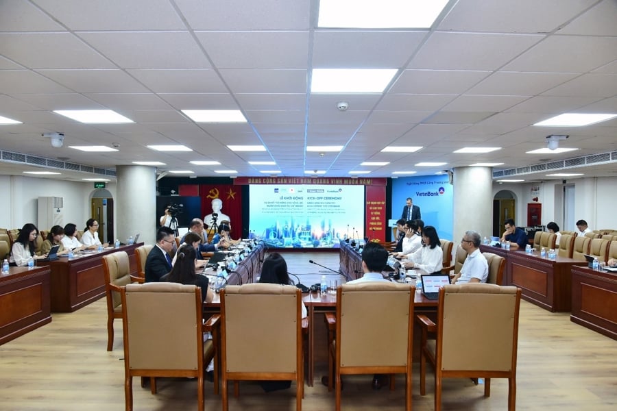 Toàn cảnh lễ kick-off dự án. Ảnh: VietinBank.
