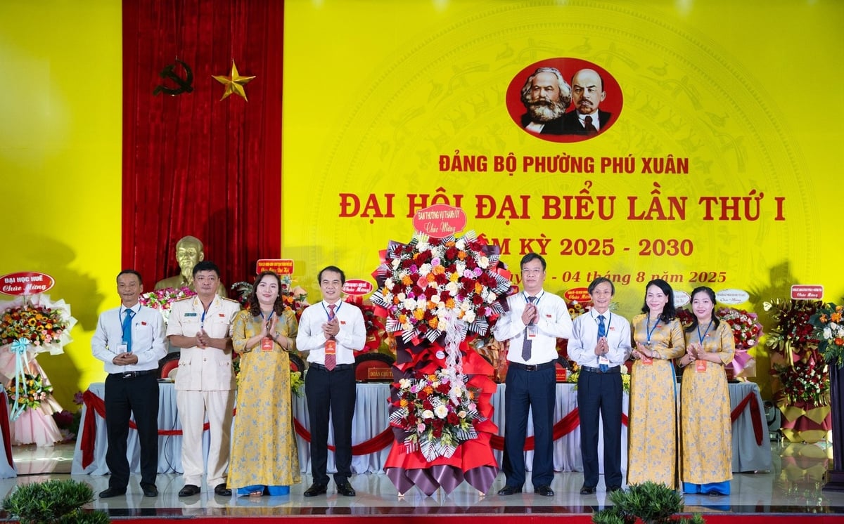 Phường Phú Xuân (TP Huế) tổ chức Đại hội đại biểu Đảng bộ lần I, nhiệm kỳ 2025-2030. Ảnh: Văn Dinh.