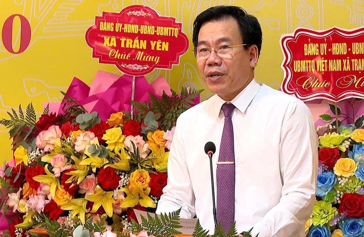 Ông Dương Đức Huy - Trưởng Ban Tuyên giáo và Dân vận Tỉnh uỷ Lào Cai dự và chỉ đạo đại hội. Ảnh: Trung Dũng. Ông Dương Đức Huy - Trưởng Ban Tuyên giáo và Dân vận Tỉnh uỷ Lào Cai dự và chỉ đạo đại hội. Ảnh: Trung Dũng.