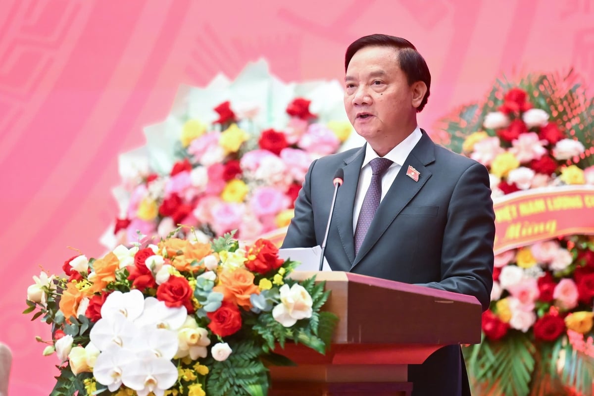 Phó Chủ tịch Quốc hội Nguyễn Khắc Định phát biểu bế mạc Diễn đàn. Ảnh: Phạm Thắng. Phó Chủ tịch Quốc hội Nguyễn Khắc Định phát biểu bế mạc Diễn đàn. Ảnh: Phạm Thắng.