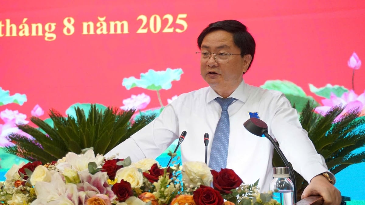 Bí thư Tỉnh ủy Tây Ninh Nguyễn Văn Quyết phát biểu tại Đại hội. Ảnh: Trần Trung. Bí thư Tỉnh ủy Tây Ninh Nguyễn Văn Quyết phát biểu tại Đại hội. Ảnh: Trần Trung.