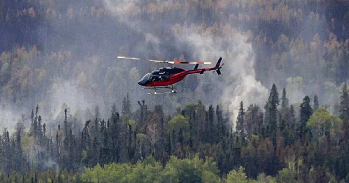 Hàng triệu người Mỹ đối mặt ô nhiễm không khí do khói cháy rừng Canada. Ảnh: NBC News. Hàng triệu người Mỹ đối mặt ô nhiễm không khí do khói cháy rừng Canada. Ảnh: NBC News.