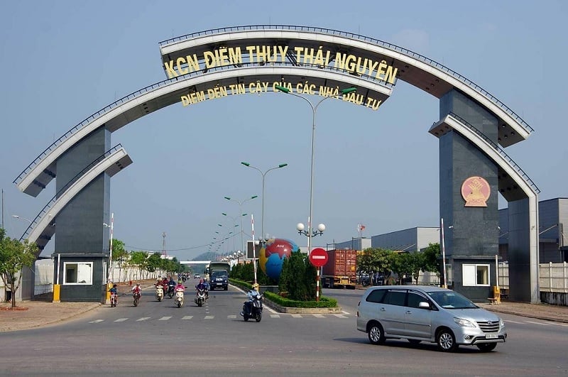Khu công nghiệp Điềm Thụy. Ảnh: Quang Linh.