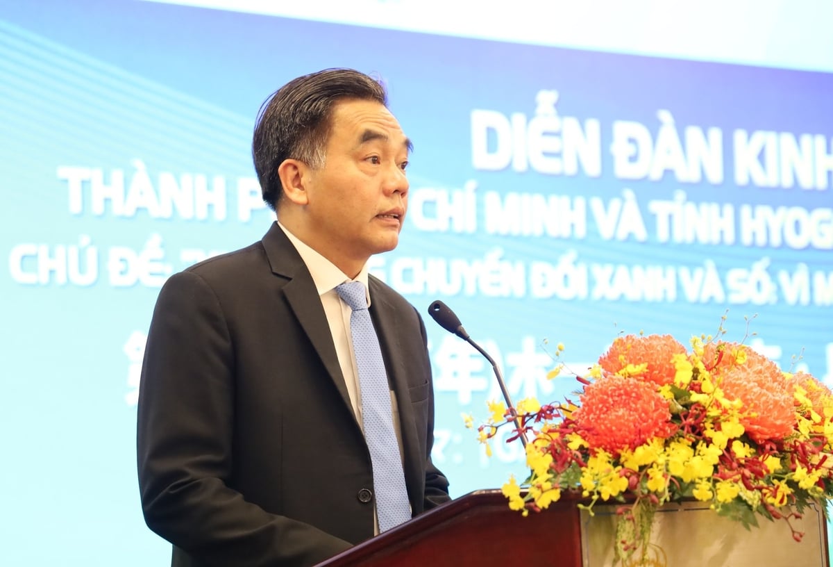 Ông Nguyễn Lộc Hà - Phó Chủ tịch UBND TP.HCM khẳng định, chuyển đổi số và chuyển đổi xanh là động lực cốt lõi để tạo ra bước phát triển bền vững. Ảnh: Phú Quốc. Ông Nguyễn Lộc Hà - Phó Chủ tịch UBND TP.HCM khẳng định, chuyển đổi số và chuyển đổi xanh là động lực cốt lõi để tạo ra bước phát triển bền vững. Ảnh: Phú Quốc.