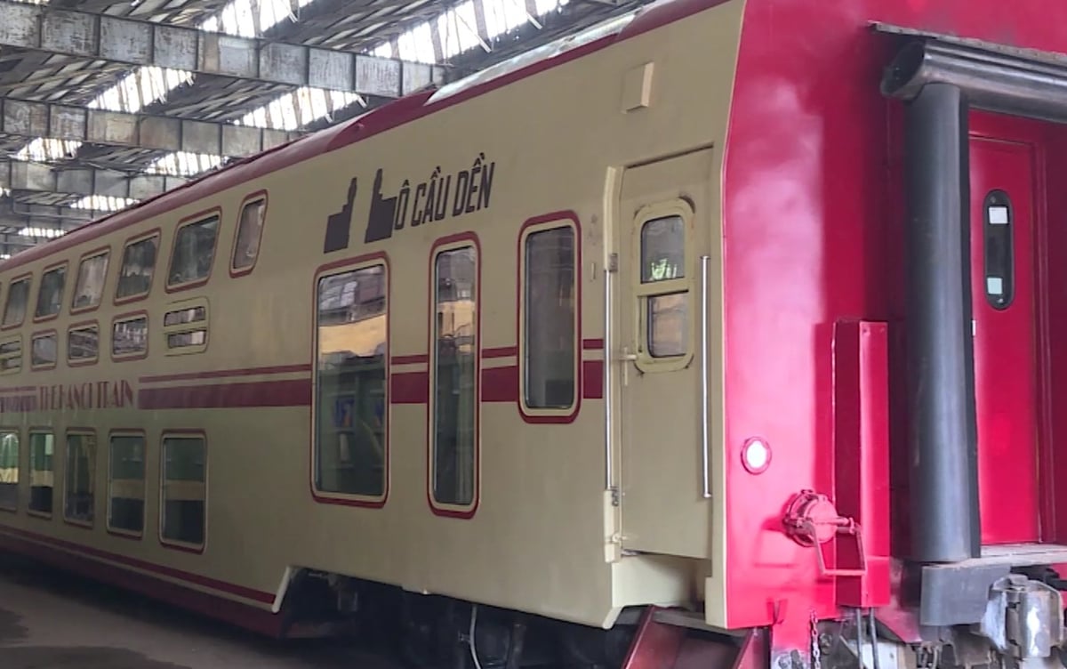 Đoàn tàu hai tầng '5 cửa ô' sẽ chính thức vận hành mỗi ngày 3 chuyến từ ngày 19/8. Ảnh: Đài Phát thanh – Truyền hình Hà Nội. Đoàn tàu hai tầng '5 cửa ô' sẽ chính thức vận hành mỗi ngày 3 chuyến từ ngày 19/8. Ảnh: Đài Phát thanh – Truyền hình Hà Nội.