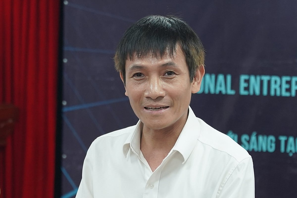 TS Đinh Việt Hòa phát biểu tại lễ công bố chiều 7/8. Ảnh: Bảo Thắng. TS Đinh Việt Hòa phát biểu tại lễ công bố chiều 7/8. Ảnh: Bảo Thắng.
