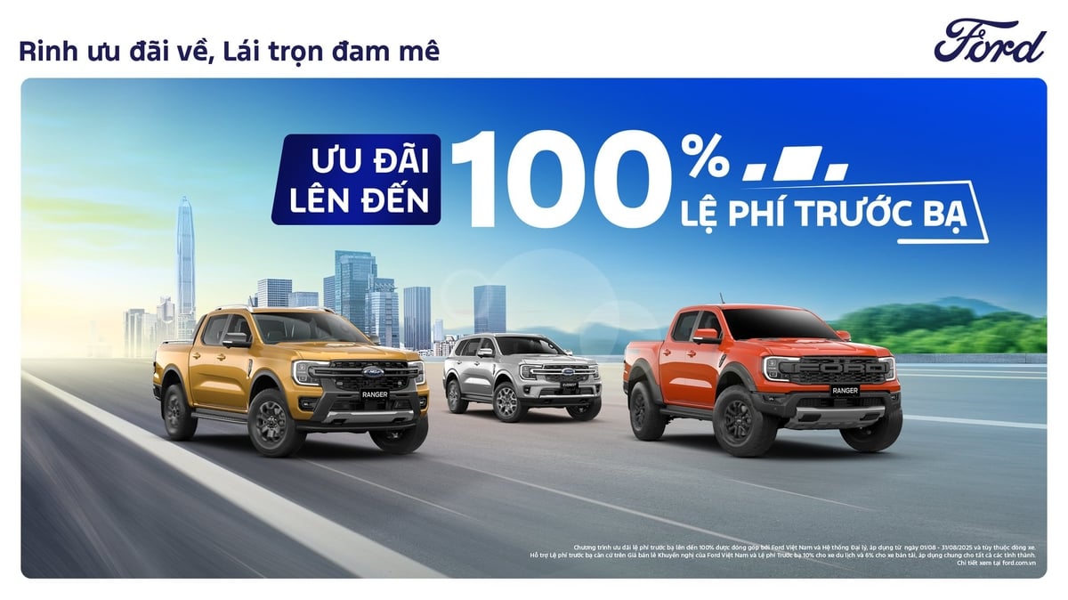 Ford Việt Nam và hệ thống đại lý triển khai nhiều ưu đãi cho khách hàng mua xe trong tháng 8. Ảnh: Châu Thanh. Ford Việt Nam và hệ thống đại lý triển khai nhiều ưu đãi cho khách hàng mua xe trong tháng 8. Ảnh: Châu Thanh.