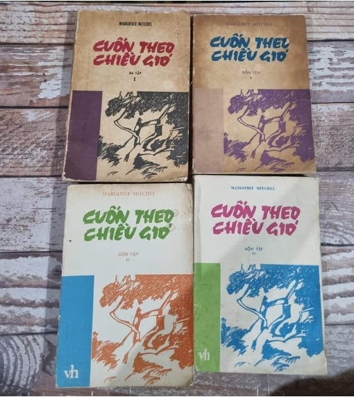 'Cuốn theo chiều gió' là một bản dịch được coi là 'kinh điển'. Ảnh: Sách cũ VH.