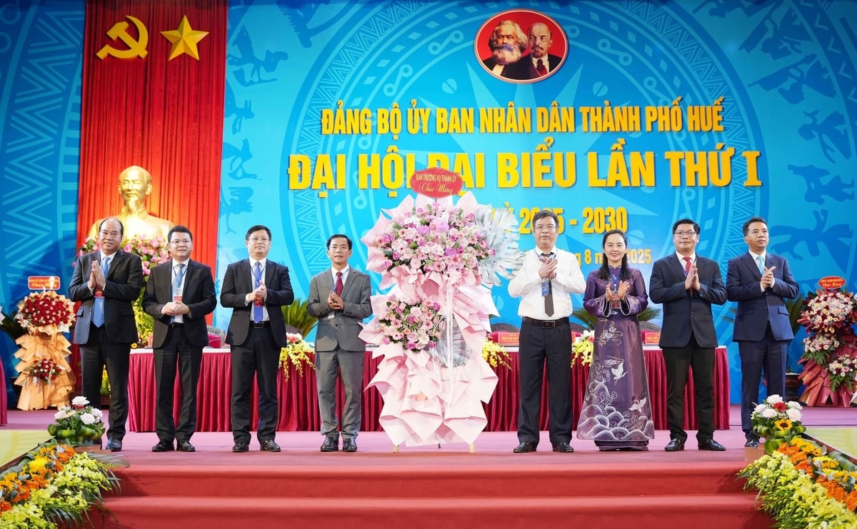 Đại hội đại biểu Đảng bộ UBND TP Huế lần thứ I, nhiệm kỳ 2025 – 2030. Ảnh: V.D.