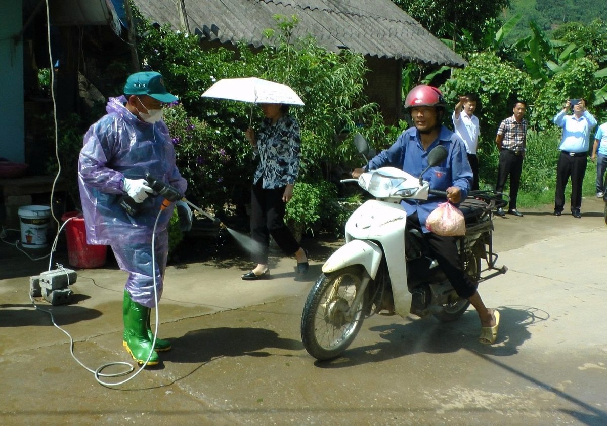 Các chốt kiểm dịch giúp kiểm soát dịch hiệu quả hơn. Ảnh: Thanh Tiến.