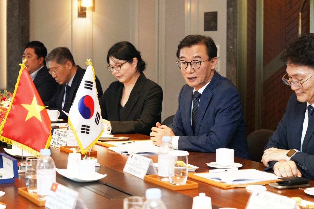 Bộ trưởng Bộ Thủy sản và Đại dương Hàn Quốc Chun Jae-Soo. Ảnh: Thanh Nguyễn.