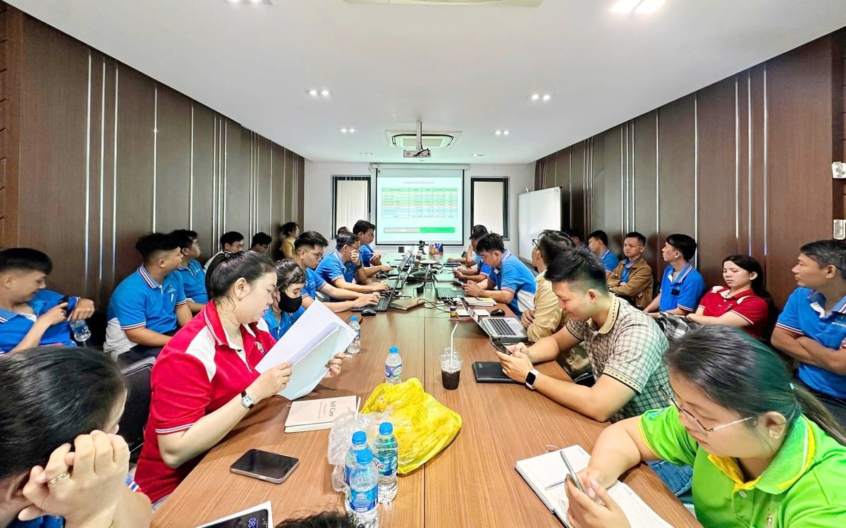 Xác định chiến lược và tăng tốc kinh doanh 5 tháng cuối năm 2025 cùng Ban giám đốc Cty Sitto Việt Nam. Ảnh: Lê Minh Quốc.