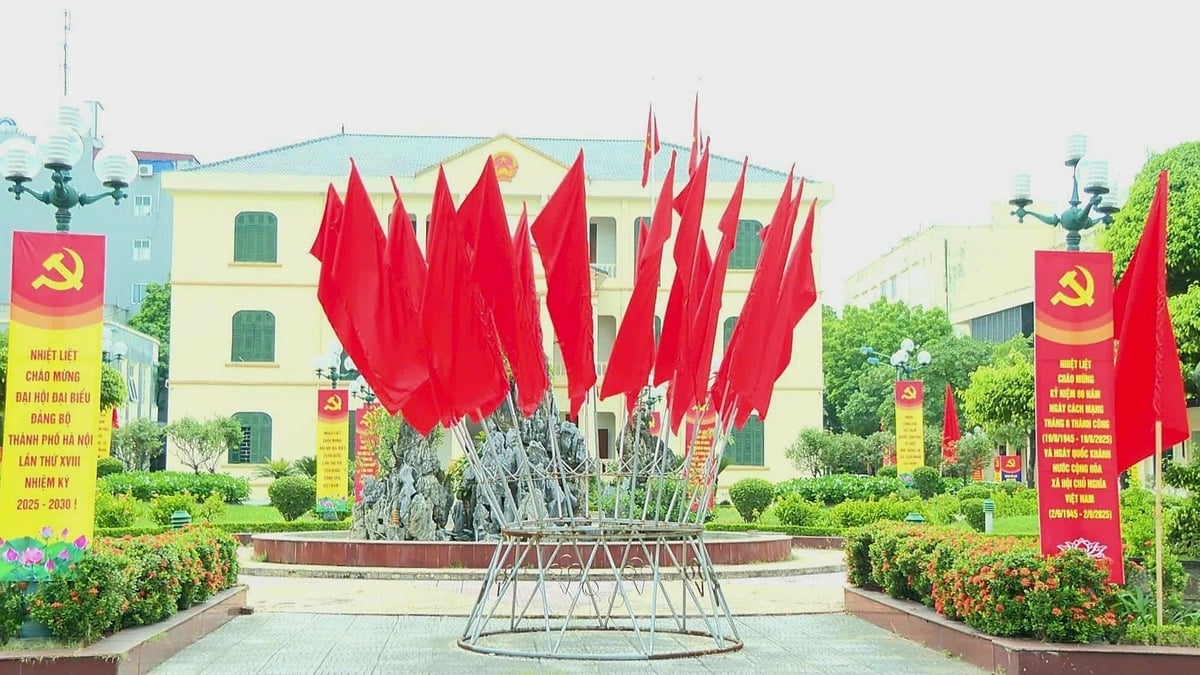 Xã Hoài Đức phấn đấu xây dựng xã thành phường giàu đẹp, văn minh, hạnh phúc. Ảnh: Đỗ Hạnh.