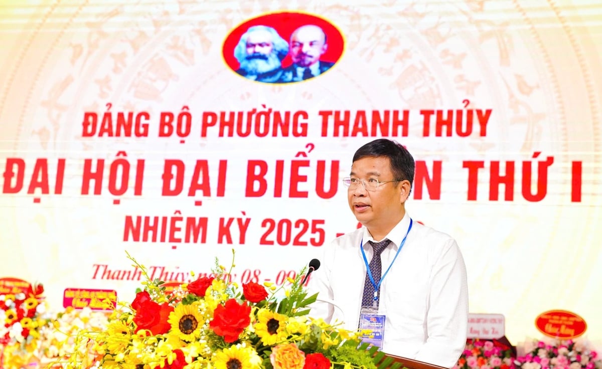 Phó Bí thư Thường trực Thành ủy Phạm Đức Tiến tham dự và phát biểu tại Đại hội. Ảnh: Văn Dinh. Phó Bí thư Thường trực Thành ủy Phạm Đức Tiến tham dự và phát biểu tại Đại hội. Ảnh: Văn Dinh.