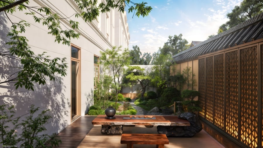 Vườn riêng theo phong cách Zen Retreat - Nét thiền an yên, mang đến sự tĩnh tại và cân bằng. Vườn riêng theo phong cách Zen Retreat - Nét thiền an yên, mang đến sự tĩnh tại và cân bằng.