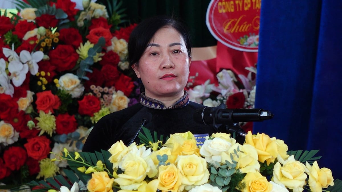Đồng chí Đỗ Thị Minh Hoa - Ủy viên Ban Thường vụ Tỉnh ủy - Trưởng ban Tuyên giáo và Dân vận Tỉnh ủy Thái Nguyên phát biểu chỉ đạo tại đại hội. Ảnh: Quang Linh. Đồng chí Đỗ Thị Minh Hoa - Ủy viên Ban Thường vụ Tỉnh ủy - Trưởng ban Tuyên giáo và Dân vận Tỉnh ủy Thái Nguyên phát biểu chỉ đạo tại đại hội. Ảnh: Quang Linh.