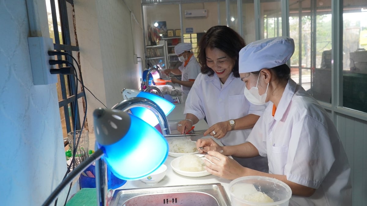 Quy trình làm sạch tổ yến được thực hiện cẩn trọng tại Công ty TNHH Thương mại Dịch vụ Hiếu Hằng. Ảnh: Trần Phi.