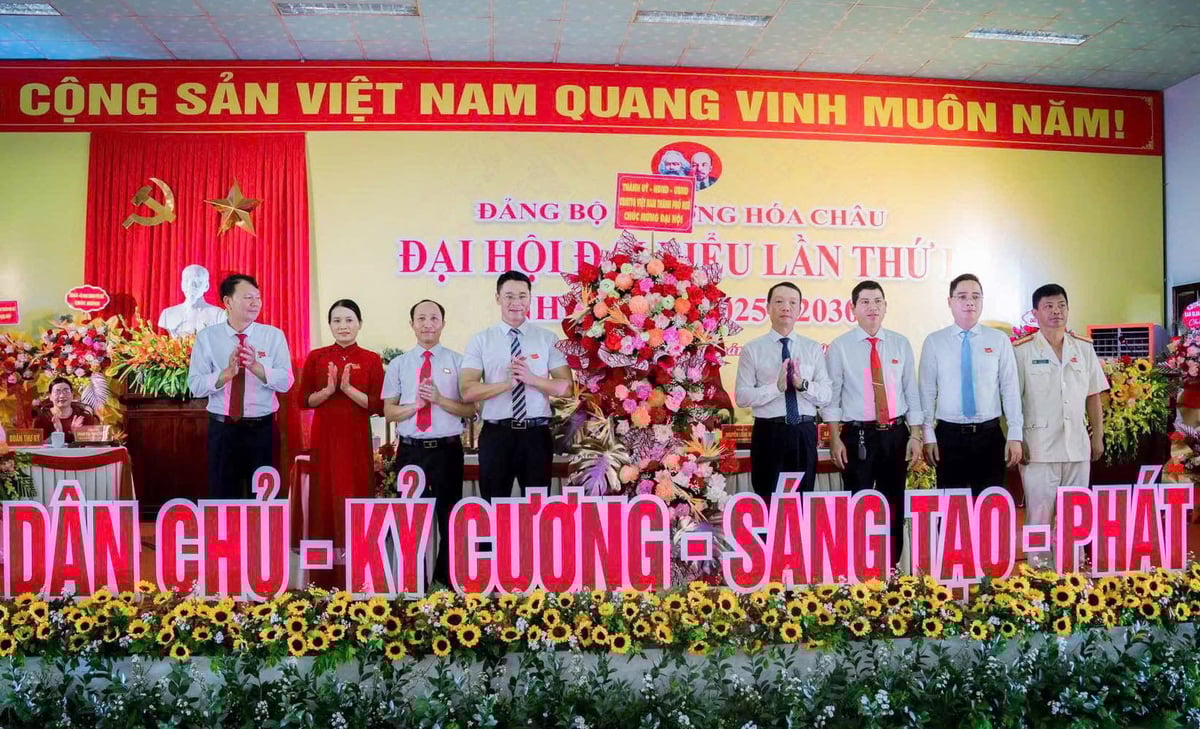 Phường Hóa Châu (TP Huế) vừa tổ chức thành công Đại hội đại biểu Đảng bộ lần thứ I, nhiệm kỳ 2025 – 2030. Ảnh: Thiên Kim. Phường Hóa Châu (TP Huế) vừa tổ chức thành công Đại hội đại biểu Đảng bộ lần thứ I, nhiệm kỳ 2025 – 2030. Ảnh: Thiên Kim.