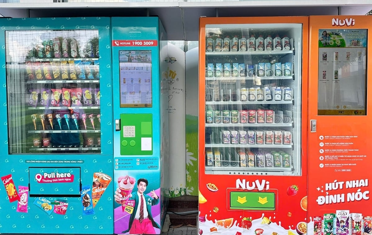 Máy bán hàng tự động của Nutifood sẽ tiếp tục mở rộng đến các điểm tiềm năng trong thời gian tới. Ảnh: Nutifood. Máy bán hàng tự động của Nutifood sẽ tiếp tục mở rộng đến các điểm tiềm năng trong thời gian tới. Ảnh: Nutifood.