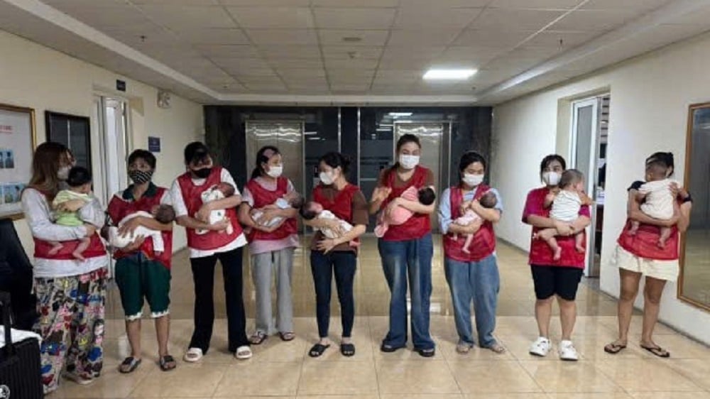 Một số trẻ sơ sinh được giải cứu thành công. Ảnh: Công an tỉnh Ninh Bình.