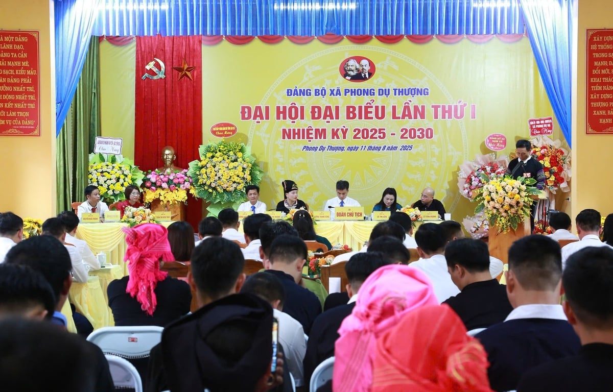 Đại hội có sự tham gia của 96 đại biểu đại diện cho 345 đảng viên thuộc 16 chi bộ. Ảnh: Thanh Ngà.