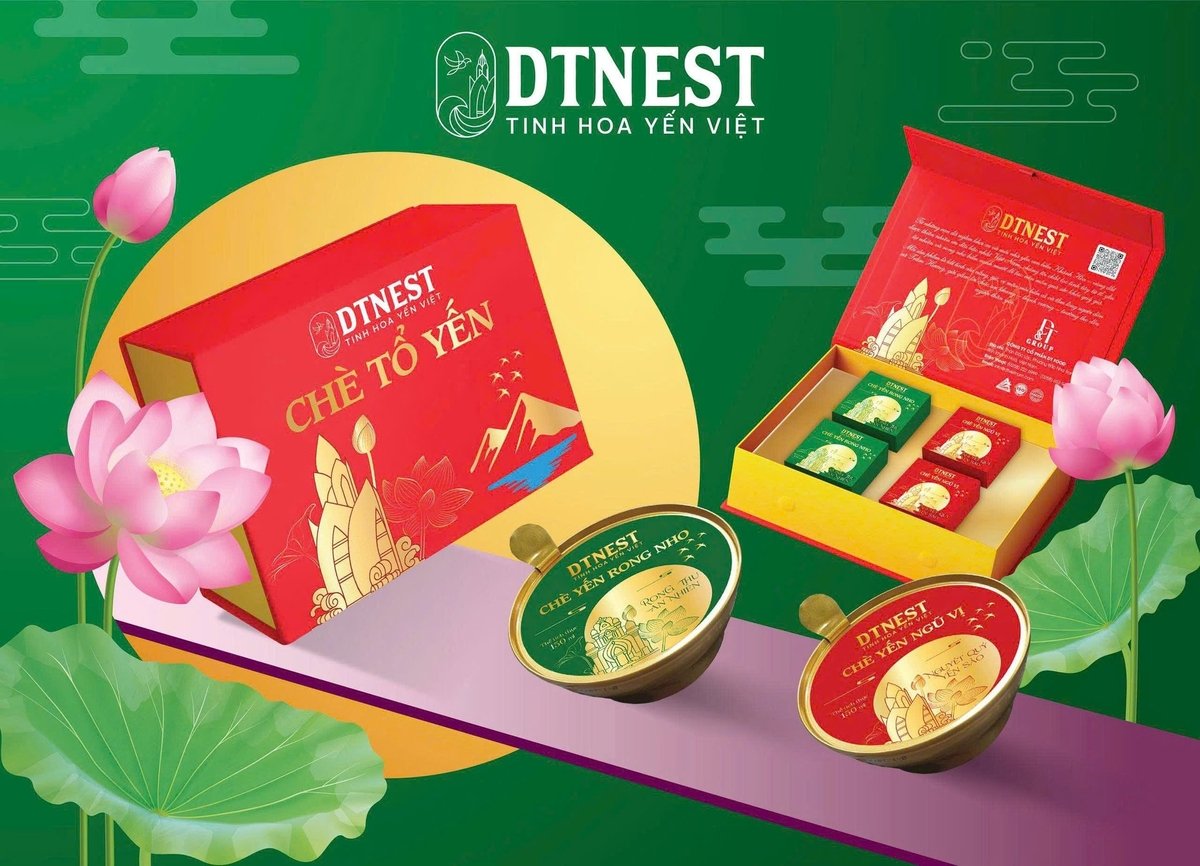 Sản phẩm kết hợp độc đáo giữa rong nho và yến sào. Ảnh: QD.