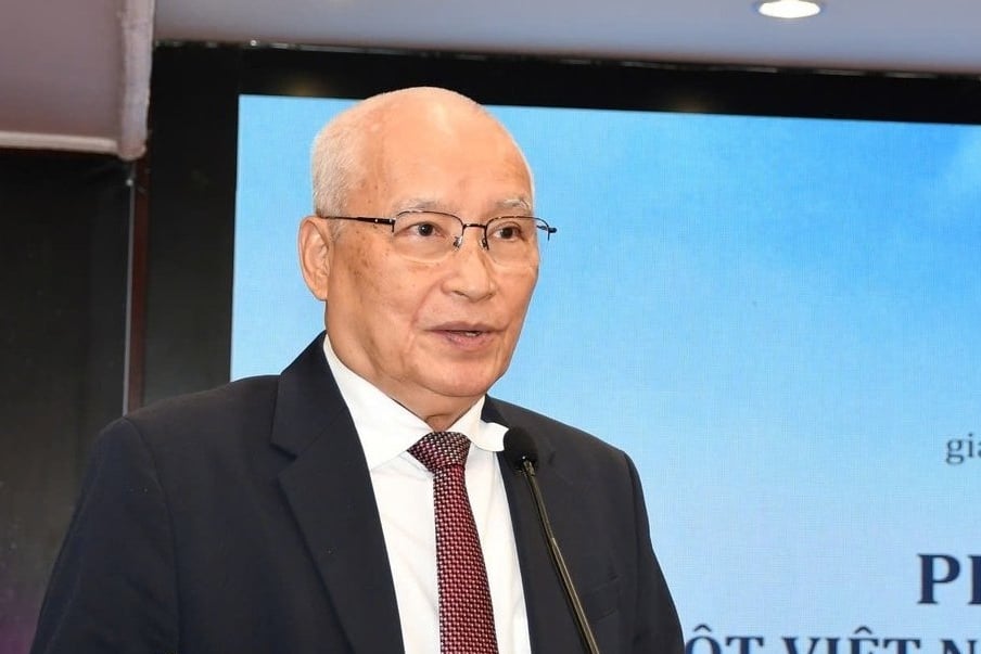 Ông Ngô Minh Hải – Chủ tịch HĐQT Tập đoàn TH trình bày quan điểm về phát triển ngành sữa theo hướng bền vững, gắn với bảo vệ sức khỏe cộng đồng và nâng cao vị thế sữa Việt trên thị trường quốc tế. Ảnh: Hà Duyên.