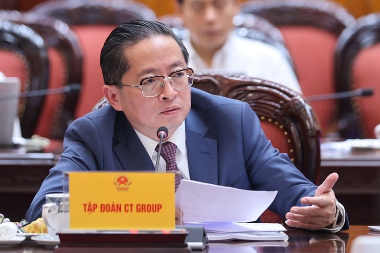 CT Group đưa ra các cam kết mạnh mẽ, quy mô lớn về nghiên cứu, phát triển, ứng dụng các công nghệ chiến lược. Ảnh: VGP/Nhật Bắc. CT Group đưa ra các cam kết mạnh mẽ, quy mô lớn về nghiên cứu, phát triển, ứng dụng các công nghệ chiến lược. Ảnh: VGP/Nhật Bắc.