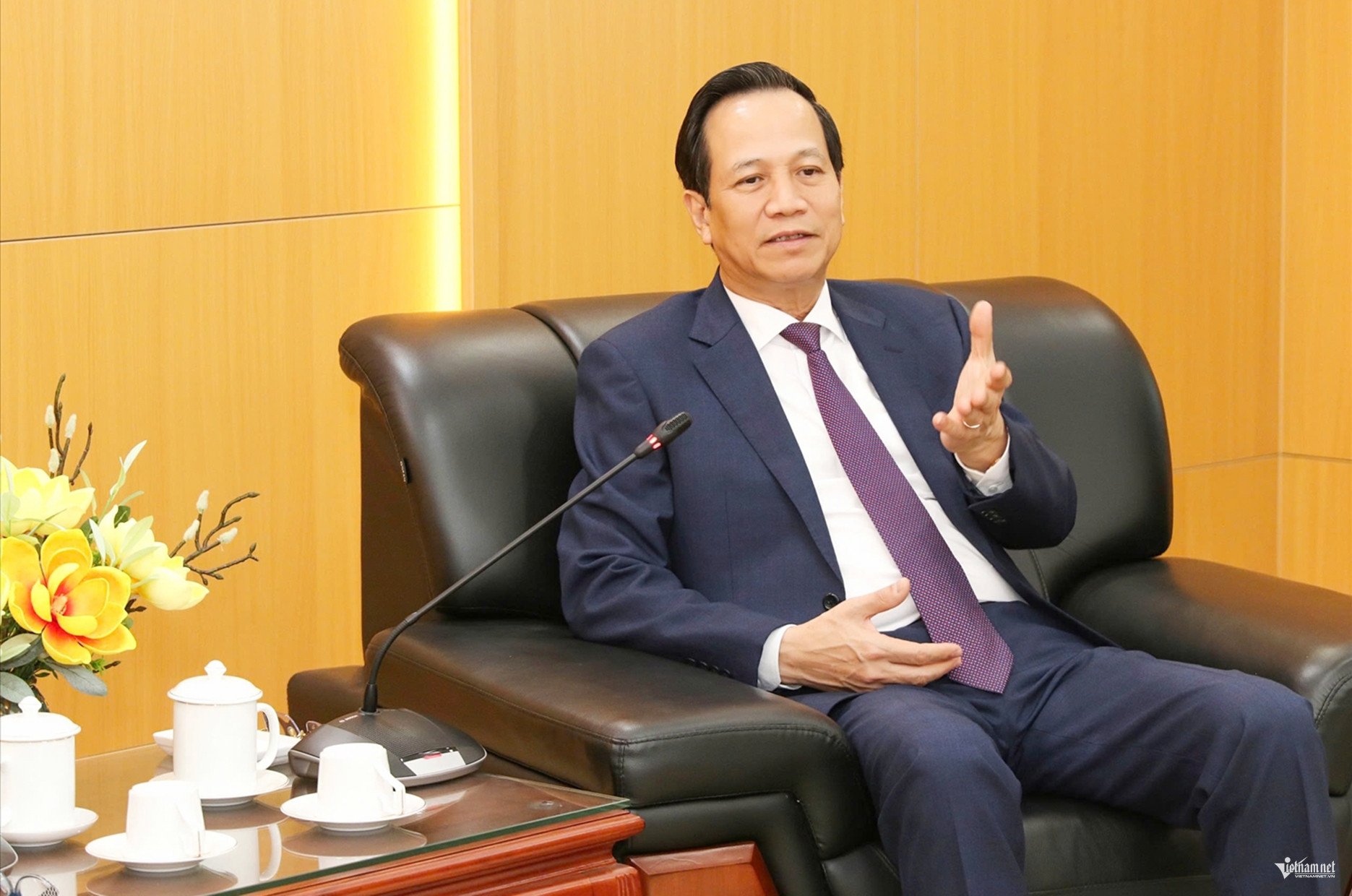 Bộ trưởng Bộ Dân tộc và Tôn giáo Đào Ngọc Dung đánh giá cao sự hỗ trợ nhiệt tình của UNDP trong phát triển và xây dựng các chính sách hỗ trợ đồng bào dân tộc thiểu số. Ảnh: Tuấn Minh.